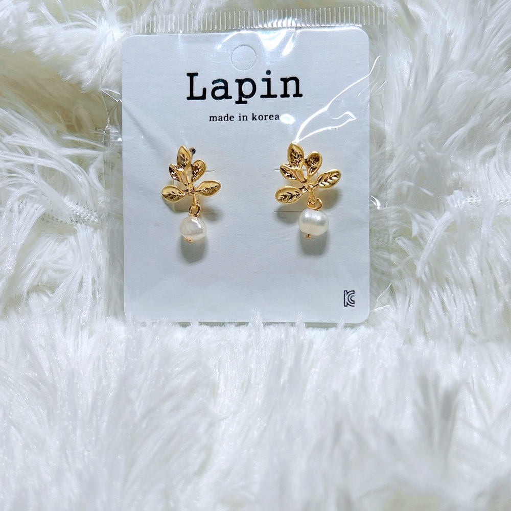 The earrings are imported from Korea, brand new